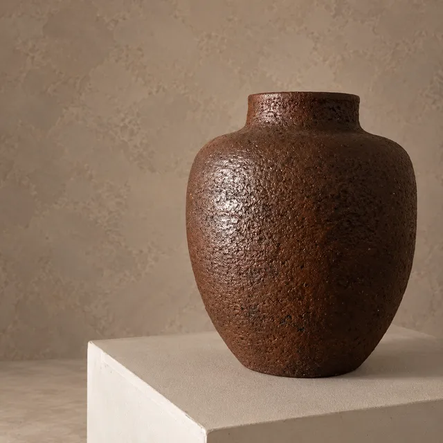 Brown Ceramic Vase