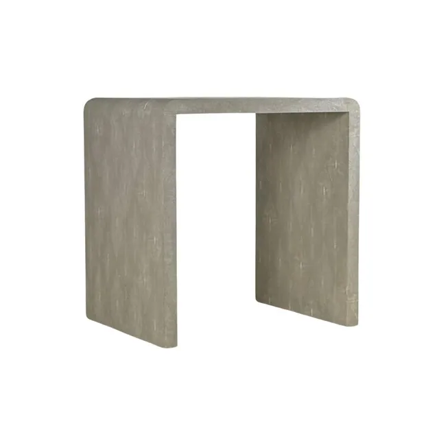 Tall Shagreen Art Deco Side Table in the Style of Jean-Michel Frank