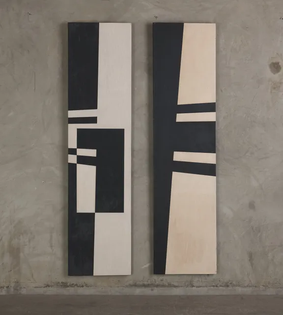 'ASCENSION VI' DIPTYCH BY SEAN SCHERER (B. 1968), SIGNED
