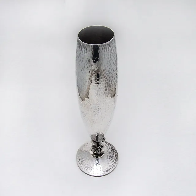Arts And Crafts Vase Grape Foot Avanti Sterling Silver Mexico