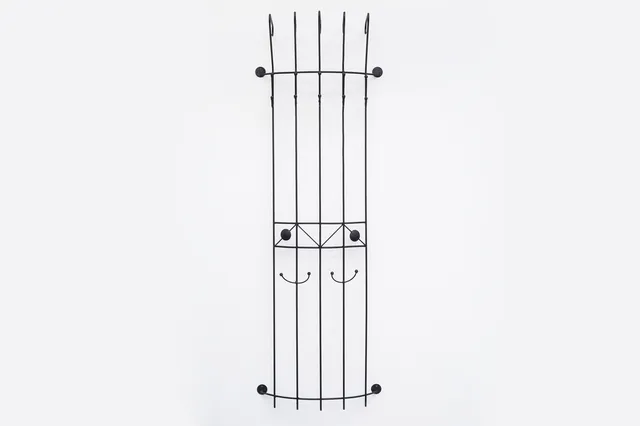 Vintage French Mid-Century Wall Mount Coat Rack