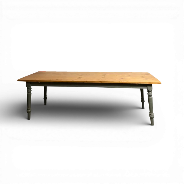 Vintage Table with Painted Legs