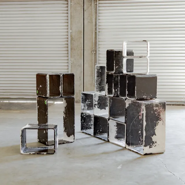 Willy Guhl | Modular Fiber Concrete Cube Set