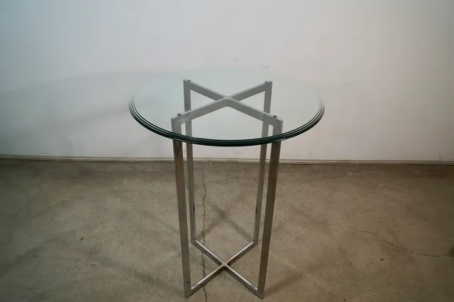 1970’s Mid Century Modern Barcelona High Table Pedestal