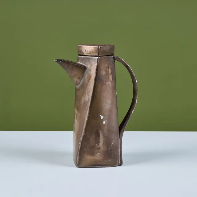 Ceramic Lidded Pitcher