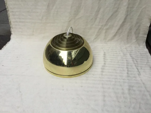 Lightolier golden pendant