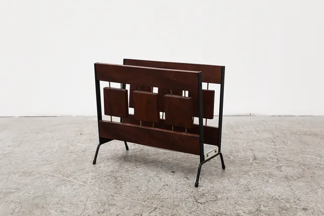 Brovorm Wood Block Magazine Rack