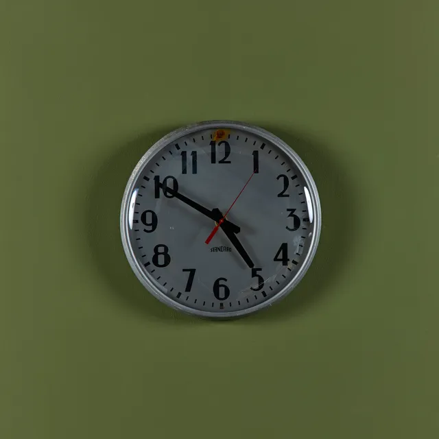 Standard Electric School Clock - 12
