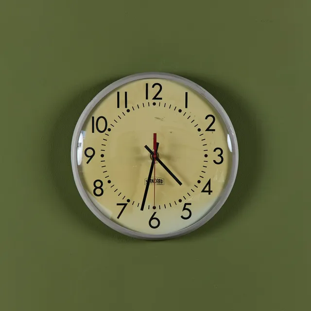 Standard Electric School Clock - 6