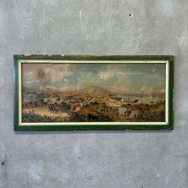 Vintage Print Titled "San Francisco in July 1849"