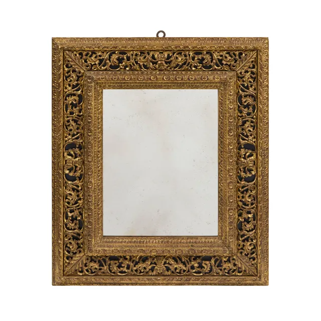 19th Century Italian Gilt-Wood Carved Mirror – Circa 1820 Florence Frame with New Mirror Glass