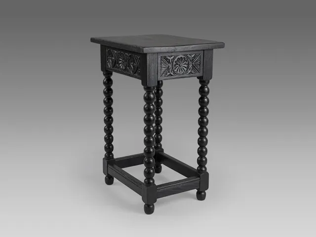 The Valmere | Vintage Spanish Revival Flip-Top Side Table