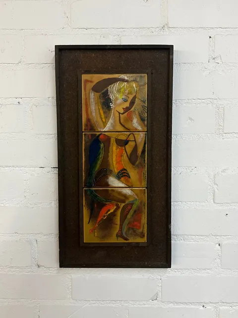 Vintage tile art