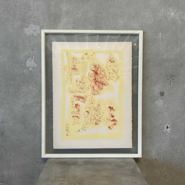 "Circus" Artists Proof Lithograph by William Brice (1921-2008)