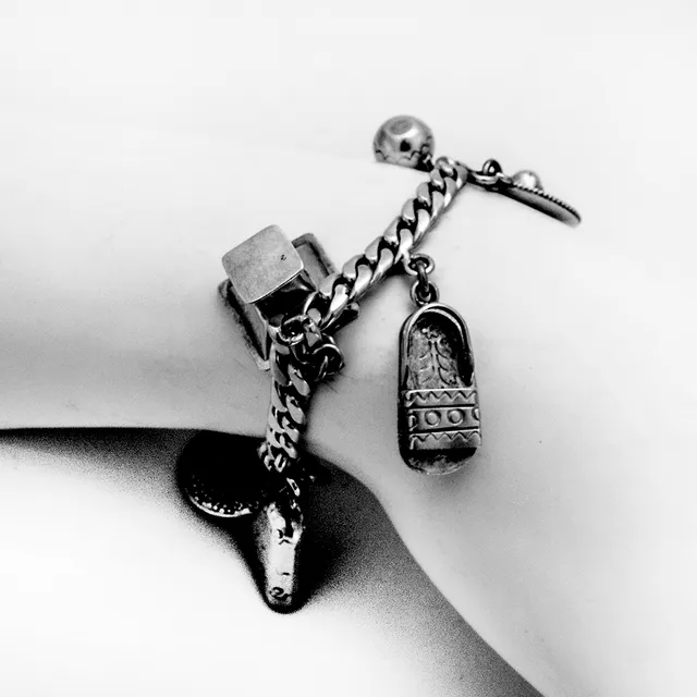Rosi Mexican Charm Bracelet Sterling Silver 1970