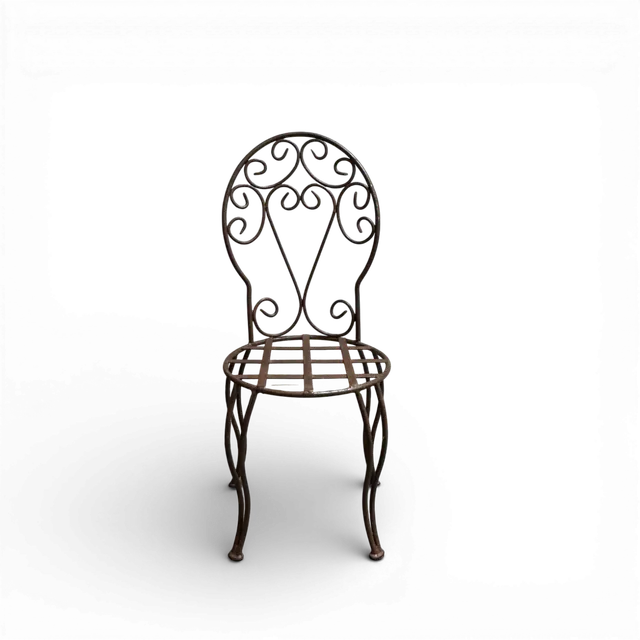 Vintage Iron Bistro Chair