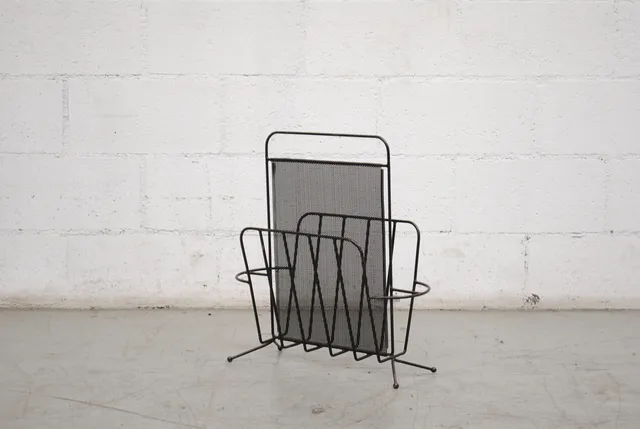 Matthieu Mategot "Ritigulle"style Perforated Magazine Rack