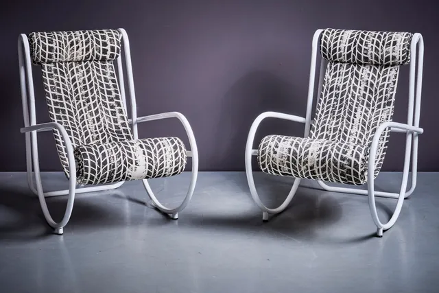 Gae Aulenti Lounge Chairs