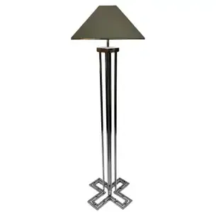 Chrome Floor Lamp by Curtis Jere