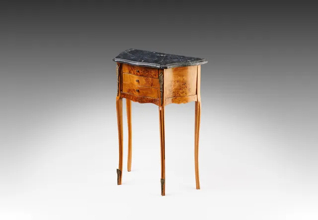 The Midnight Root | Vintage Louis XV Side Table
