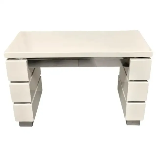 Lacquer and Chrome Vintage Desk