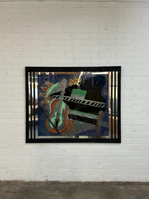 1980s Mirror Art