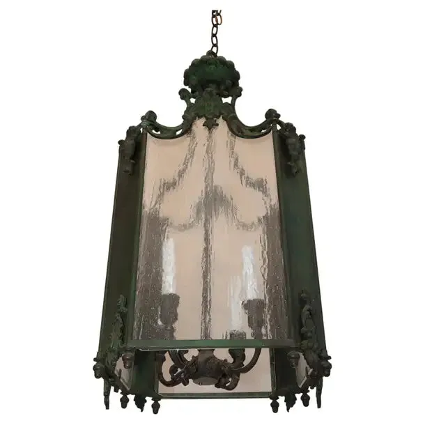 Beautiful turn of the century French Bronze Lantern