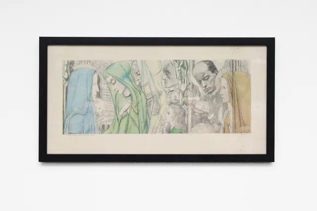 Jan Toorop "The Sacrifice" Framed Print, 1926