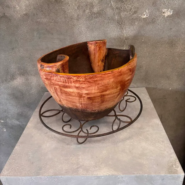 Vintage Planter & Stand