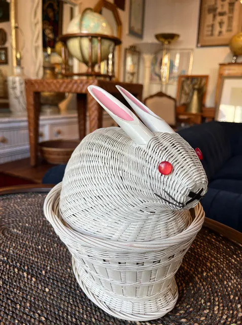 Binky Time | Vintage Bunny Basket