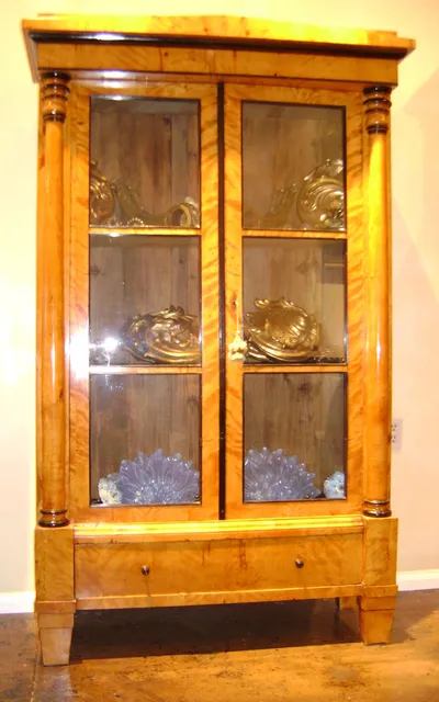 1820's Biedermeier Vitrine Showcase Display Cabinet